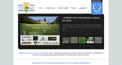 Desktop Screenshot of golfjaen.com